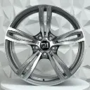 RIN 19X9.5 5-120 R1 SPORT YSM359 GUNMETAL MACHINED FACE ET35 CB72.5