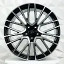 RIN 22X10 5-130 R1 SPORT C397 BLACK MACHINE FACE ET48 CB71.56