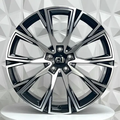 [208581F] RIN 20X8.5 5-112 R1 SPORT D1130 BLACK MACHINE FACE ET25 CB66.6